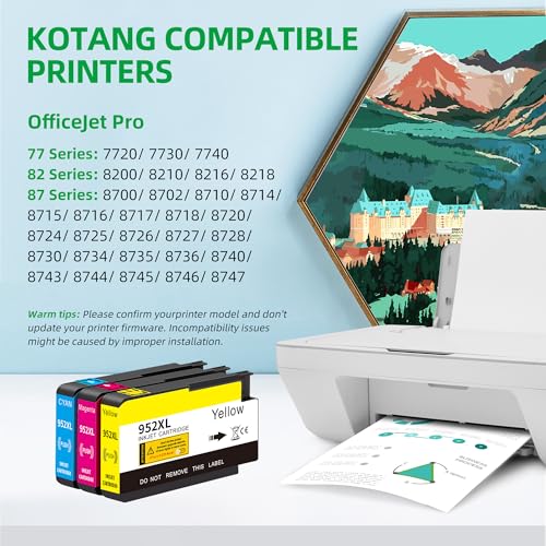 Tinta Y Tóner, Office Product multifuncional hp officejet pro 8710 cartuchos Marca KOTANG (2)