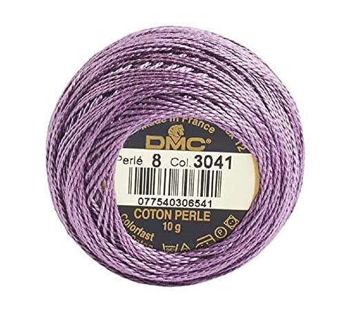 Hilo de Algodón Perla DMC Talla 8 Violeta Antiguo miniatura 1