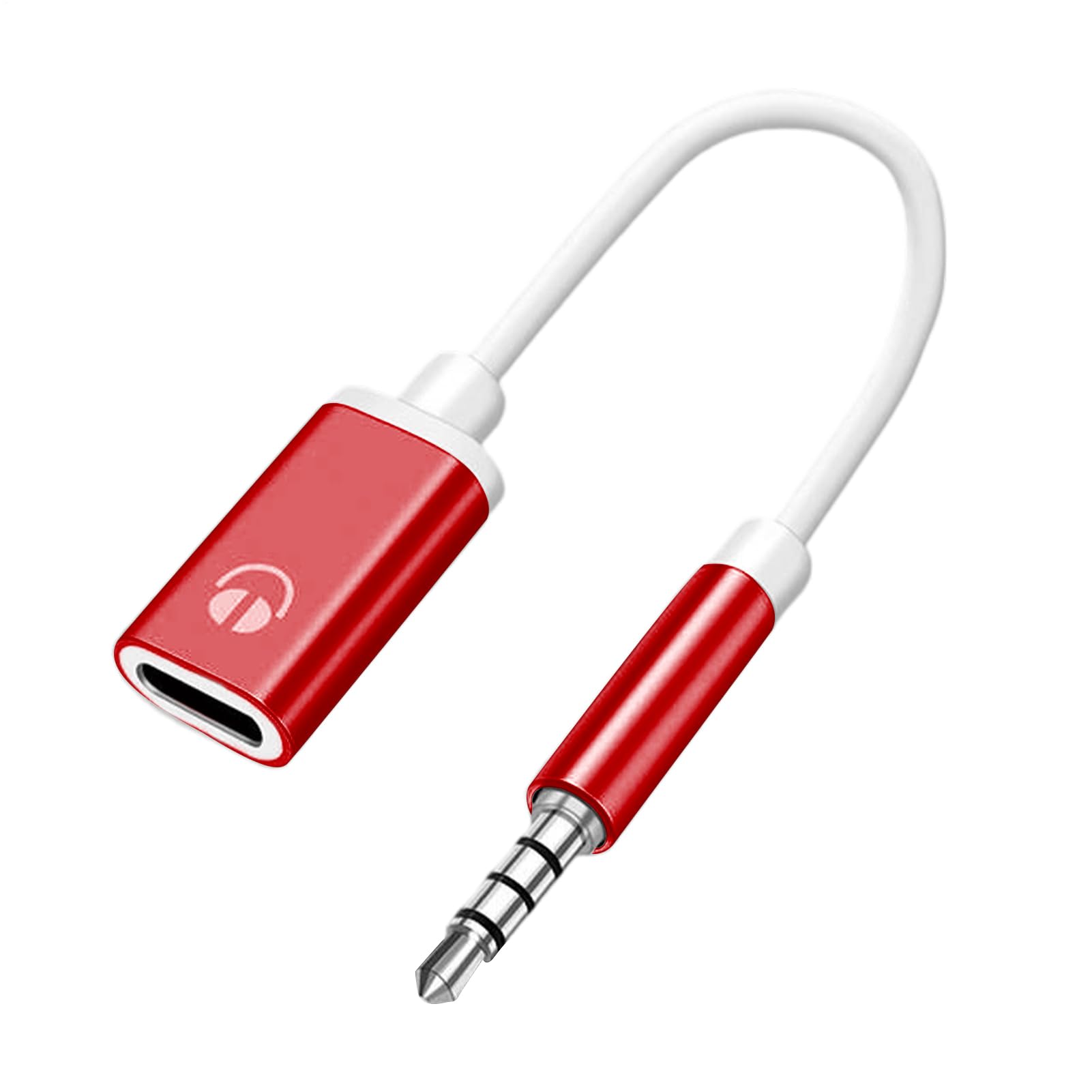 USB C To Aux Audio Dongle Cable, 3.5mm Mobile Phone Adapter Converter, 3.5mm Male To Type-C Female Headphone Cable For Watching