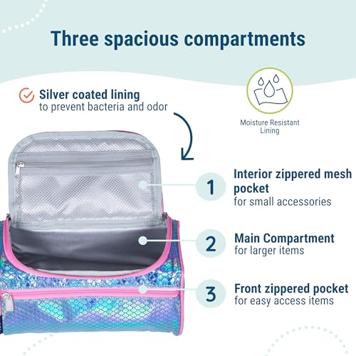 Image of Wildkin Toiletry Bag for Boys and Girls, Ideal for School, Weekend, or Overnight Travel