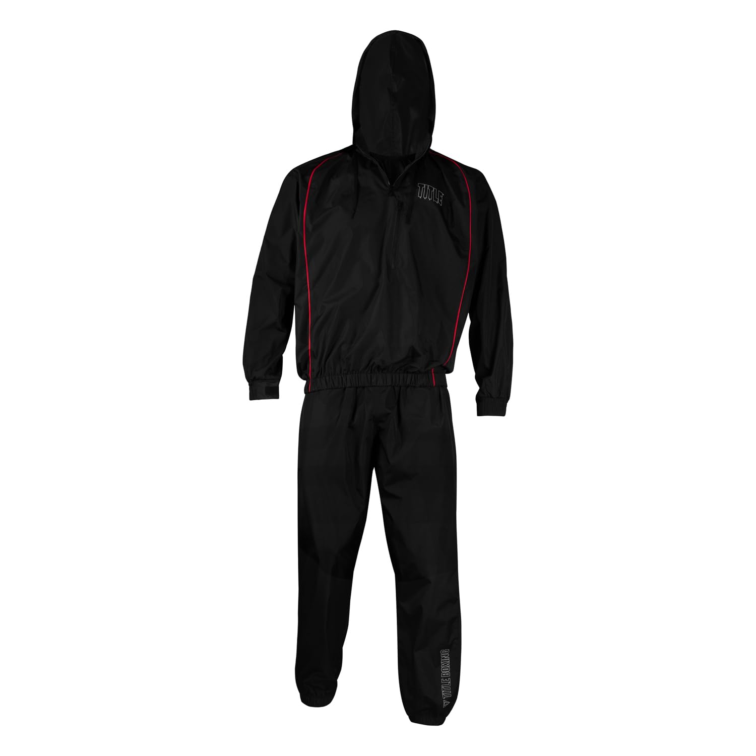 Title Boxing Reign Rubberized Sauna Suit (Black, Small)