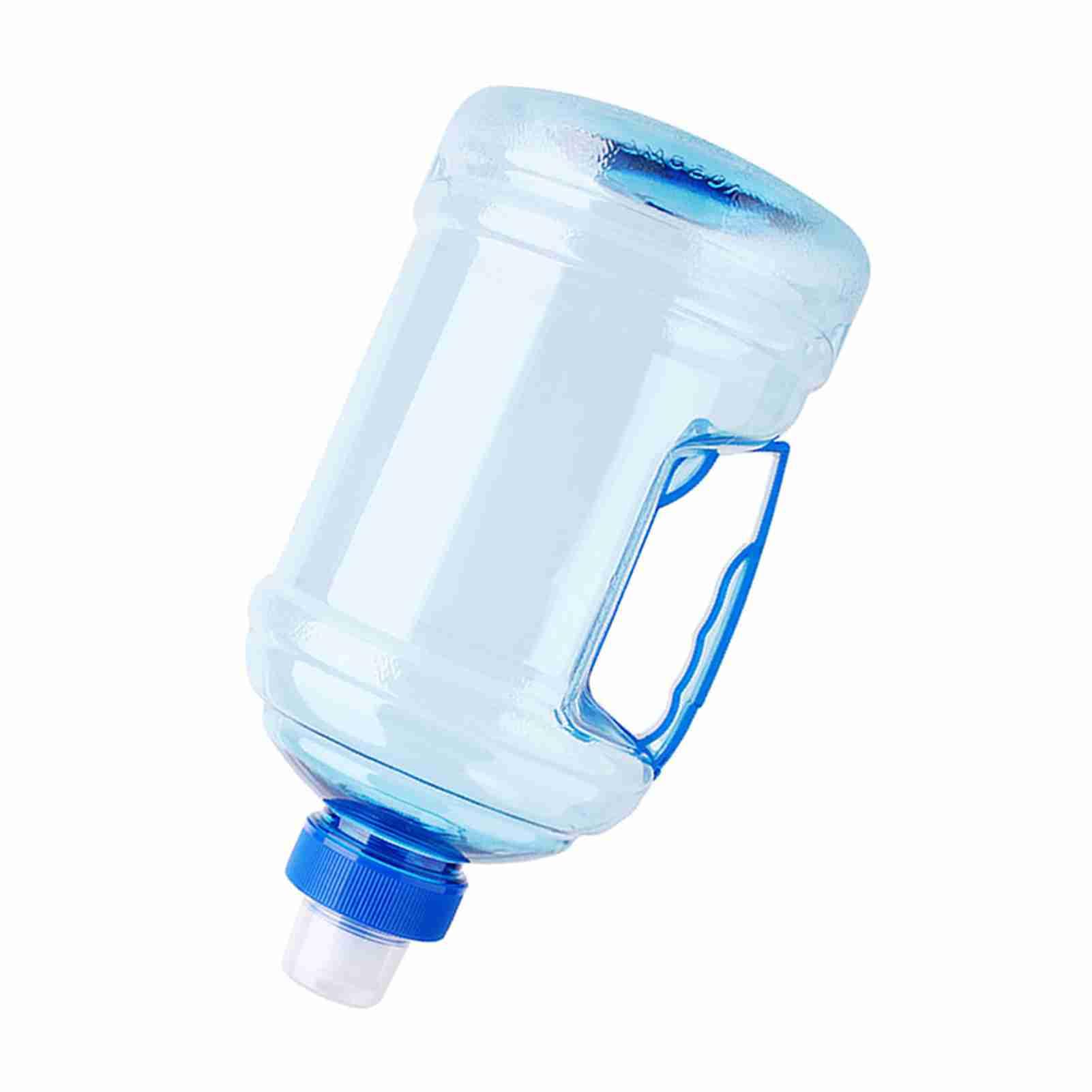 Dioche 1 Gallon B1L BPA Free Drink Water Bottle - Portable Sports Kettle for Gym, Outdoor Activities & Picnic - Blue Color with Handle & Push Cap