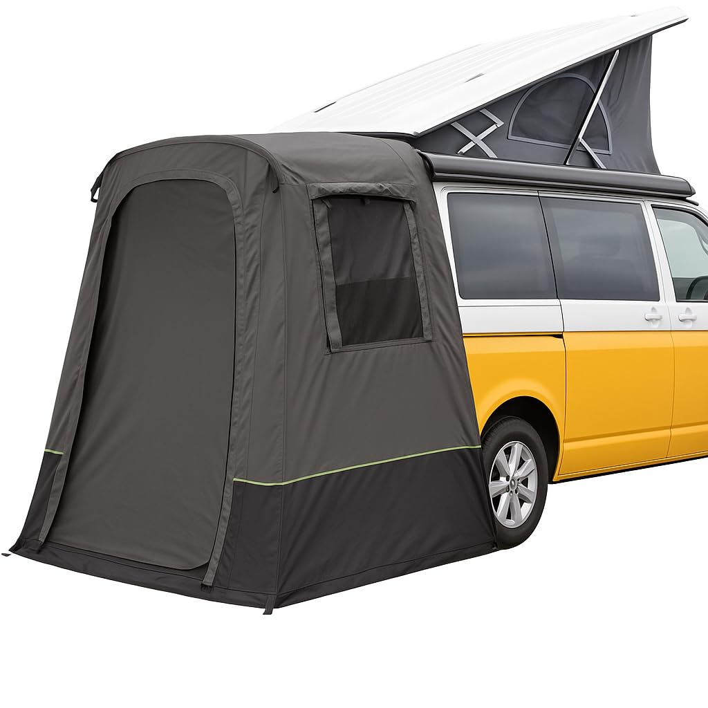BERGER Tenda Posteriore Tonale per Van, Impermeabile con Zanzariera, Protezione UV+ Spazio Extra