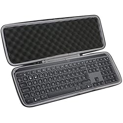 Maletin Logitech co2CREA Estuche Duro para Viajar - Caja para Teclado Inalámbrico Logitech MX Keys/MX Keys S/MX Keys Plus Advanced - (Case Only) (Solo incluye funda de color negro para keyboard)