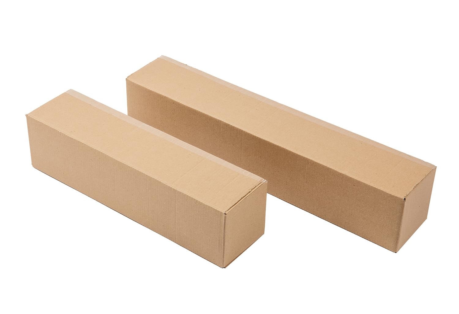 Boite en carton format long grande ouv. simple can. 60 x 15 x 15 cm (Lot de 15)