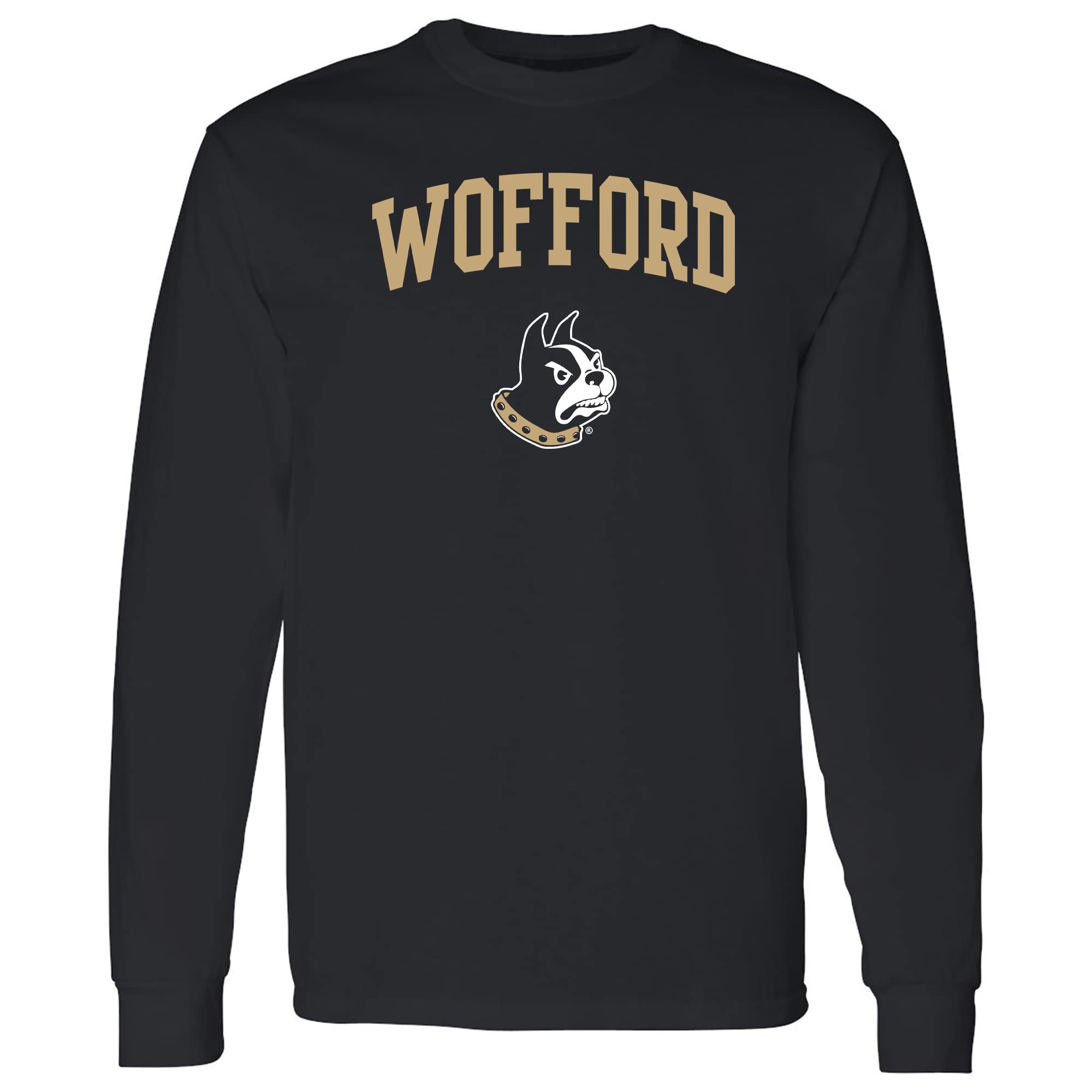 UGP Campus Apparel AL03 - Wofford Terriers Arch Logo Long Sleeve - 2X-Large - Black — image 1