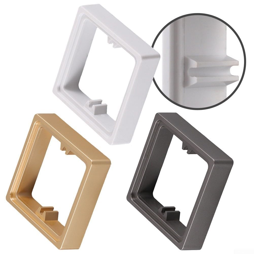 HOgardenME 2 Pack Single Socket Spacer, 1 Gang Square Spacer, 20mm Light Switch Spacer - Image 4
