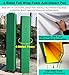 MHMTTXS Multi-Color Custom Pole Padding Square Crash Pad, 4-Sided Wrap Around Poles Protector for Basement Garage, 1