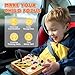 TINTECUSA Busy Board with LED Light, Wooden Sensory Toys for Toddler, Montessori Music Toy for Airplane, Travel Activity Educational Learning Autism Toys, Birthday Boys Girls Gifts