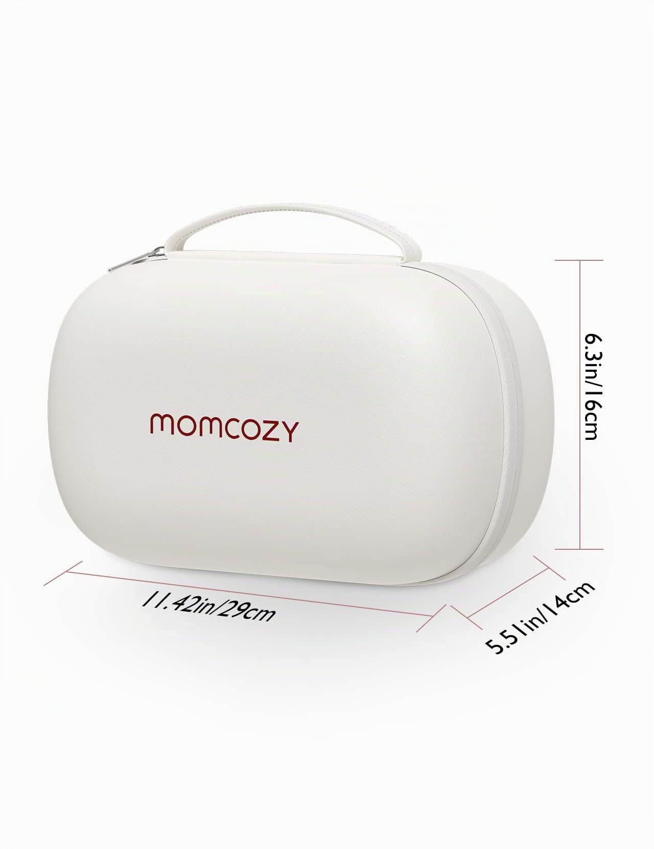 Momcozy Sac de Tire-lait – Sac de Rangement pour Tire-lait, Coque Rigide avec Plateau Amovible, Étanche, pour Sac de Pompage, Sac à Langer ou Sac à Main (peut contenir 2 tire-laits)