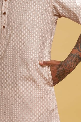 Image of BE ACTIVE Cotton Kurta for Men | Traditional and Classy Design | Indian Kurta | Full Sleeve Kurta