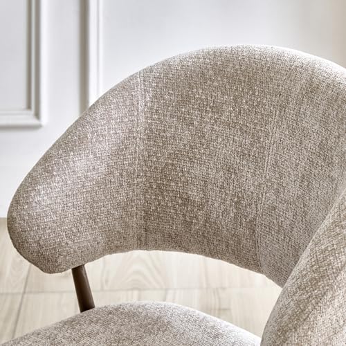 Image of Home Centre | Dining Chair for Home | Metal | Beige | 1 Year Warranty