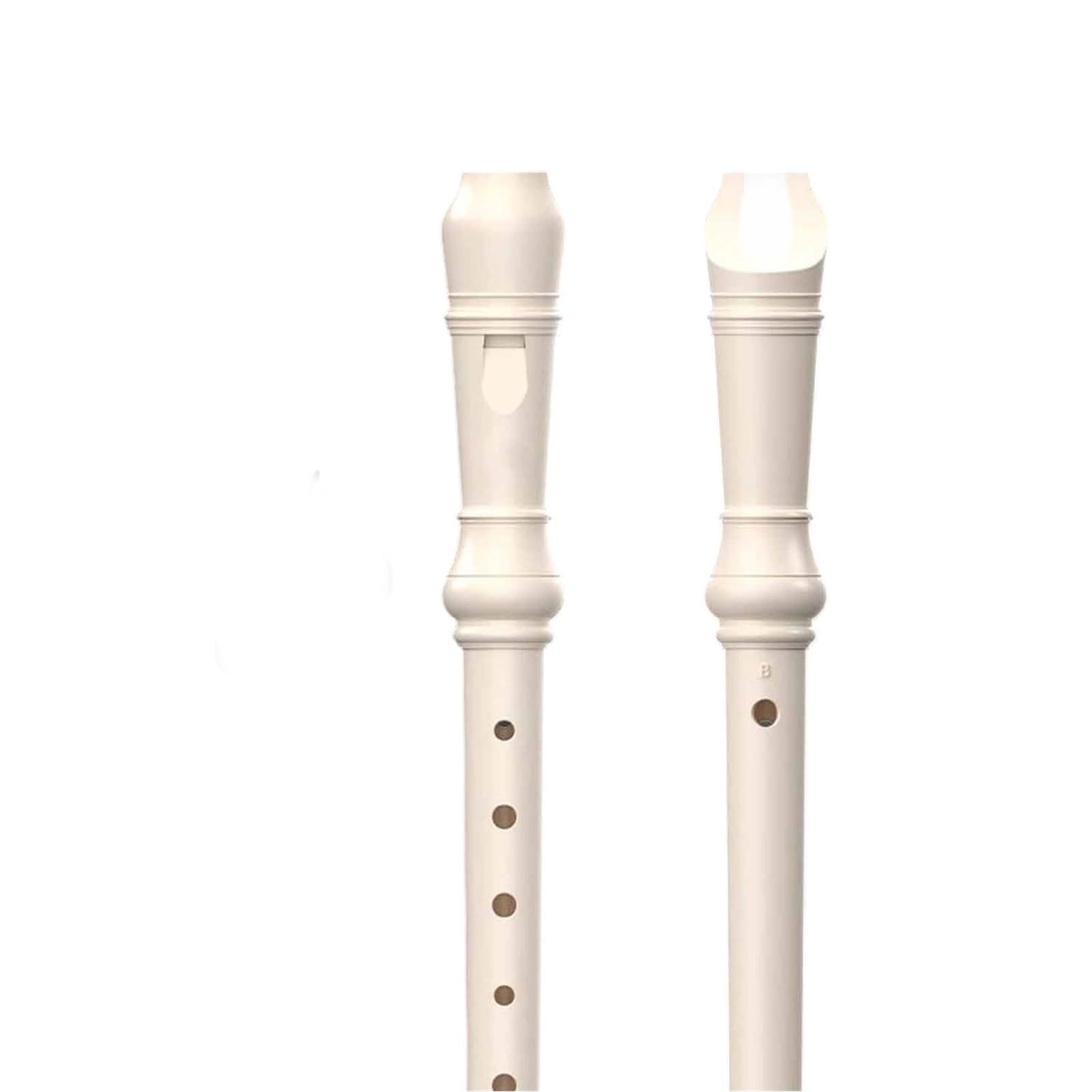 Flauta Dulce Profesional Flauta Dulce B De 8 Agujeros Nivel Rendimiento Para Principiantes Y Adultos(White)