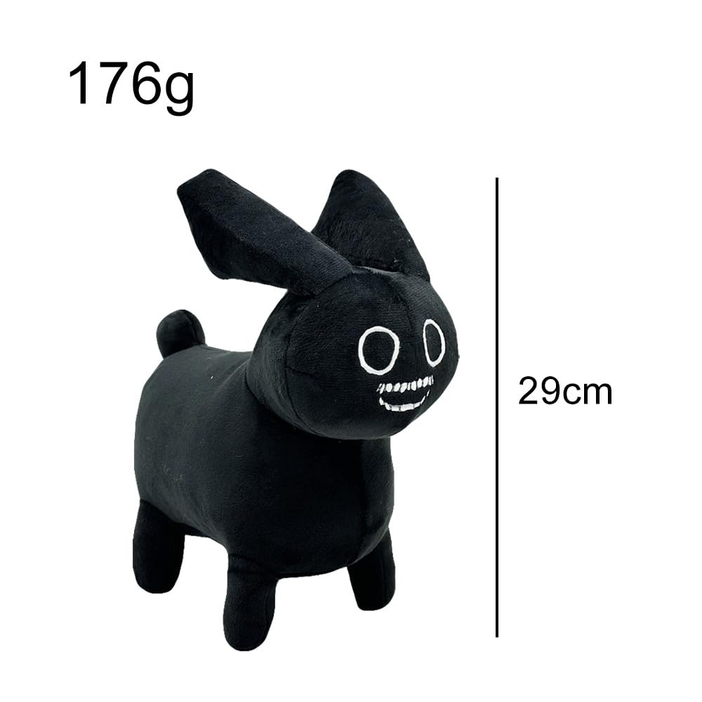 Gubby Plüschtier Als Süße Katze - Kuschelweich Aus PP-Baumwolle - Spielzeug & Kissen In Schwarz/Weiß