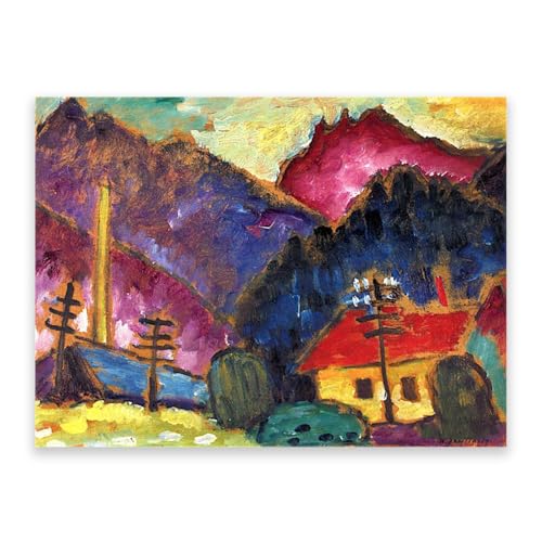 Jawlensky Reproduction fidele d'art expressionniste sur toile de qualite musee 70x100