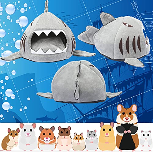 Lit cachette cochon d'inde et petit hamster nid chaud gris jetec - 13