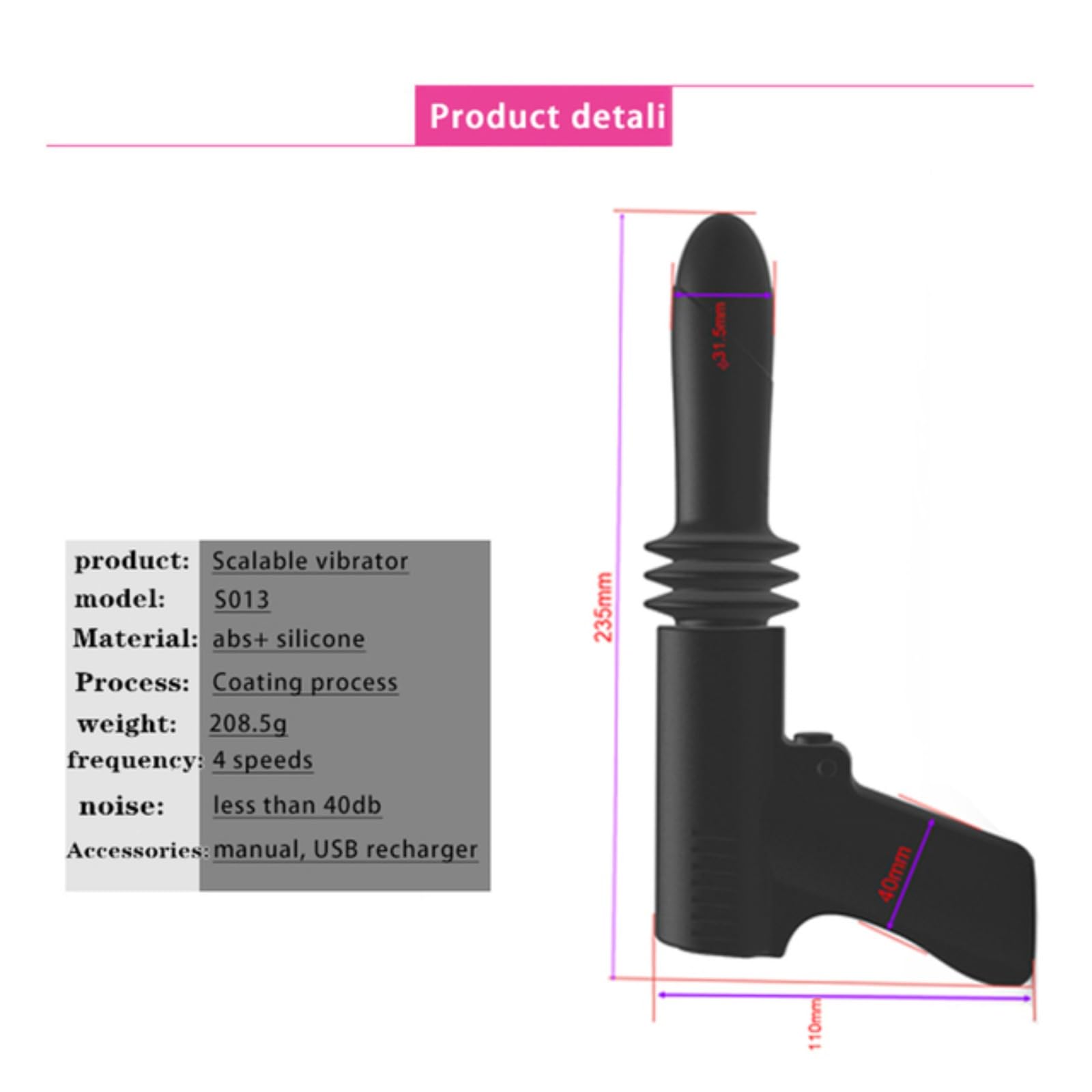 Vibreur Jouets sexuels pour adultes, gode rétractable automatique, pistolet sexuel, masturbateur Anal, hommes et femmes, Vibration du point G, jouet sexuel rétractable