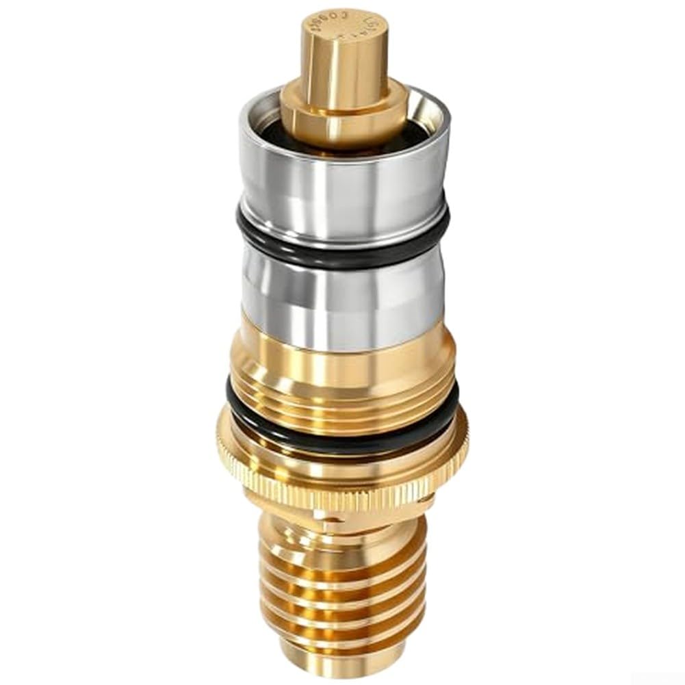 Ricambio per GROHE, termostato cartuccia compatta 1/2 pollici in ottone e acciaio inox, per miscelatore termostatico Grohtherm 1000/3000 e Automatic 2000, 47439000