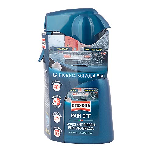 protegge i tergicristallo - con arexons rain off, inoltre, limiti l’usura delle spazzole tergicristallo perchè il vetro pulito e lucido ne favorisce lo scorrimento.