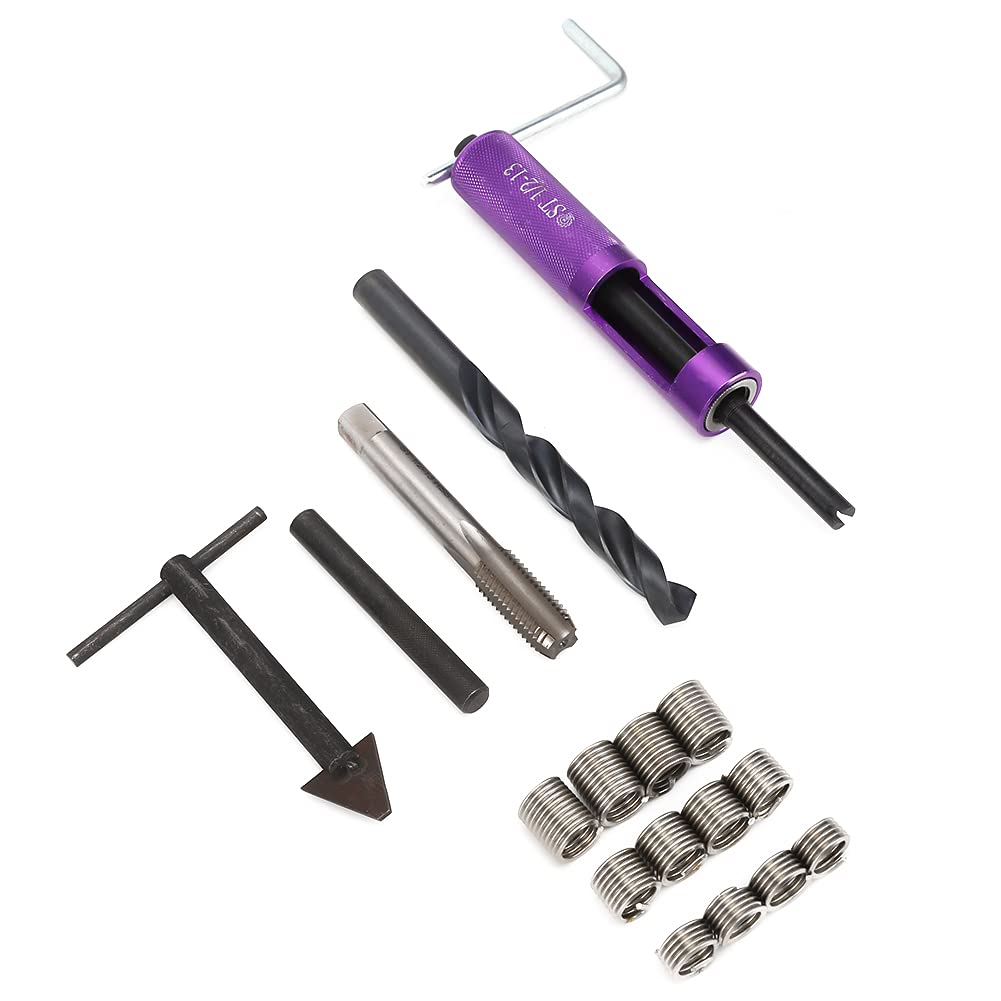 Kit de reparación de subprocesos Herramienta duradera eficiente para mantenimiento mecánico