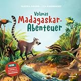 Volanas Madagaskar-Abenteuer: Bilderbuch über Freundschaft und Mut mit spannenden Sachseiten über bedrohte Tierarten und ihren Lebensraum – ab 3 Jahren - Sandra Grimm Künstler: Lisa Rammensee 