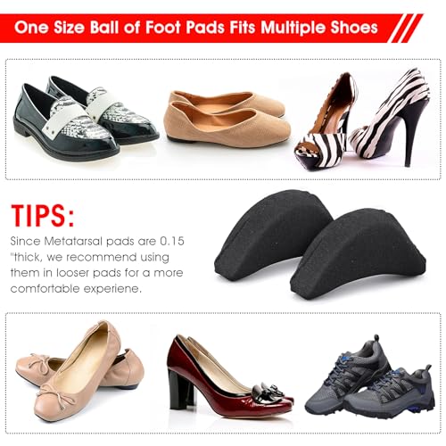 Image of Sibba 8 Pieces Toe Filler Inserts - Unisex Breathable Toe Plug Forefoot Pad Soft Sponge Big Shoe Filler for High Heel Foot Pain Relief for Women and Girls