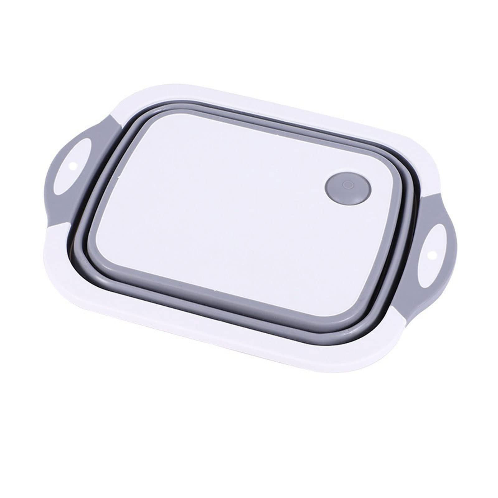 JINGYAN Collapsible washing up Bowls Household Folding Wash Basin Portable Sink Foot Bucket Washbasin Plastic Foldable Travel Outdoor Camp Basins