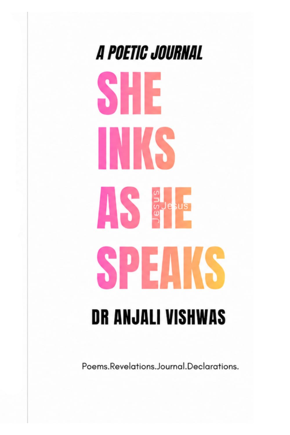 SHE INKS AS HE SPEAKS