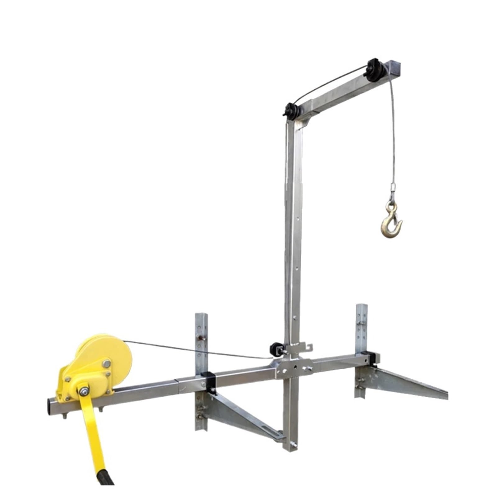 Kettenzug Klimaanlage, Hebemaschinenhalterung, 10 m/25 m, seitliche Schwenkkran, manuelle Windenmontage Elektrische Seilwinde(Side-swing 10M)