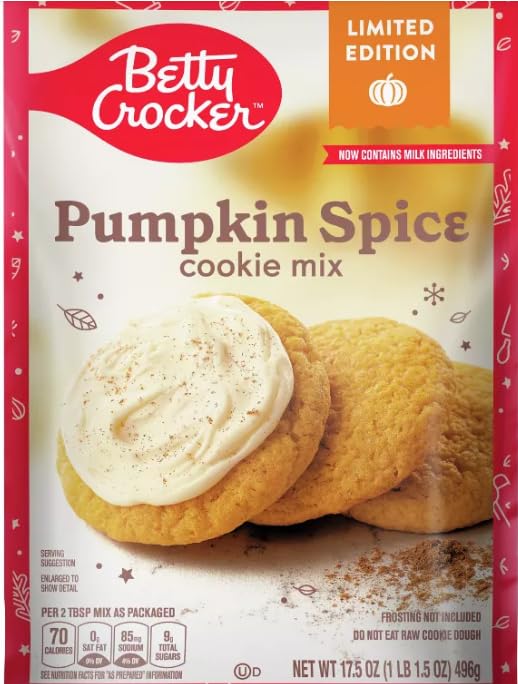 Pumpkin Spice Cookie Mix - 17.5oz Pack of 3