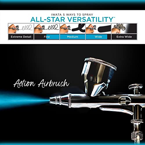 Iwata ECL4501 K1 Medea Eclipse Cs Dual Action Airbrush Gun/Gravity Feed thumb #2