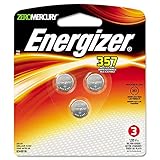 Energizer Battery 357BPZ-3 Watch/Calculator Button Cell Battery with Zero Mercury - Card/3 (Pack of 10) total of 30 batteries.