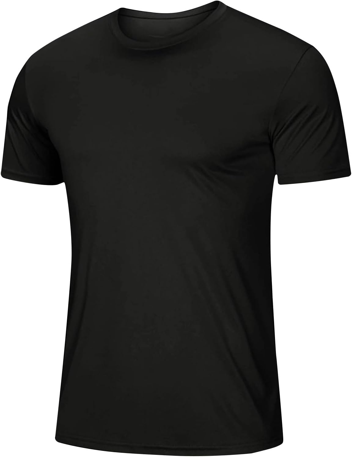 Mens T-Shirts Short Sleeve Shirts Moisture Wicking Active Crew Neck Tops Athletic Quick Dry Lightweight Shirt