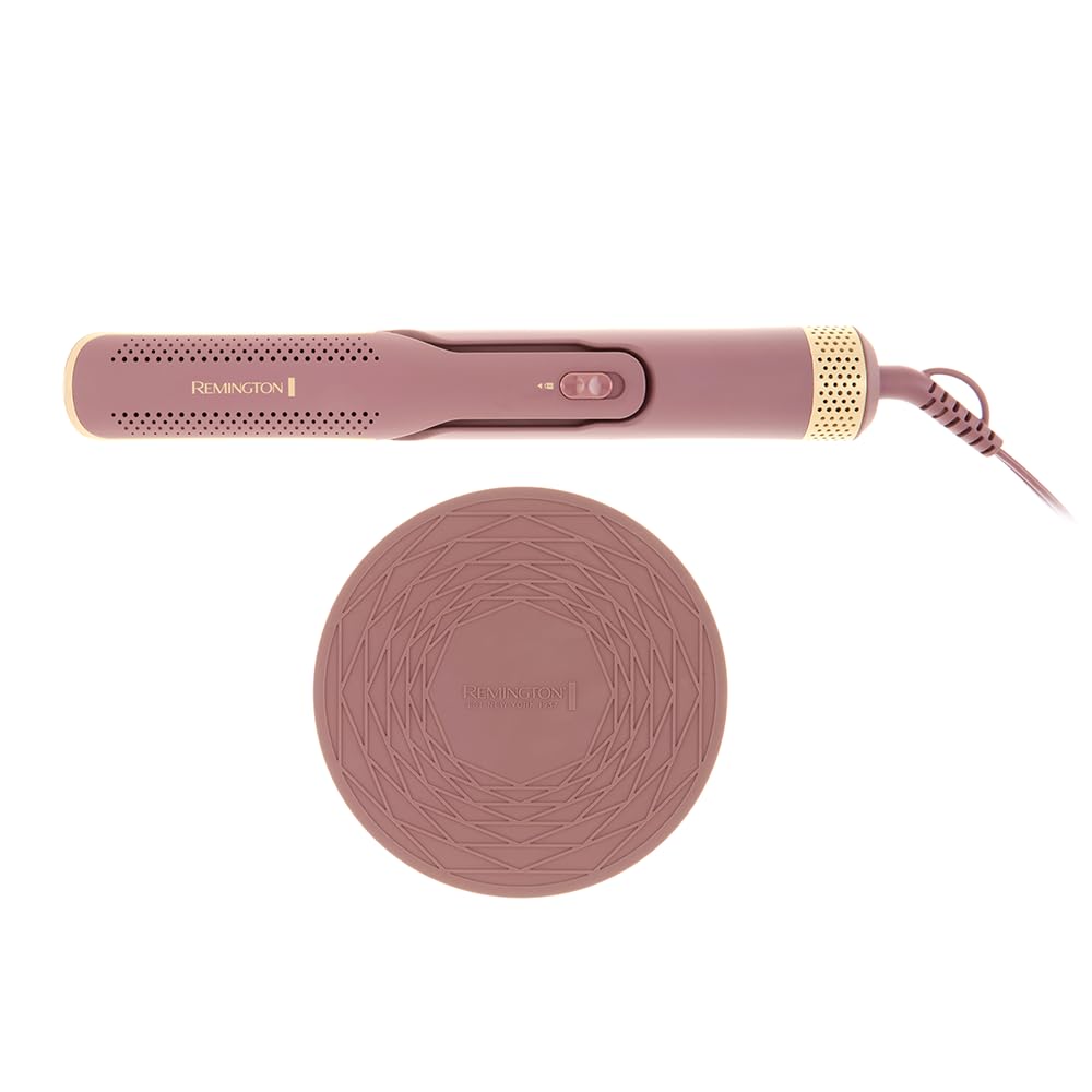 Remington Plancha de Pelo con Aire Ionizado AIRvive Moldeador [2 en 1: uso en seco y húmedo, tecnología Ionic Air, protección antiencrespamiento, LED, placas más anchas, punta fría] AS8930