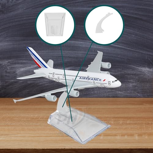 Image of France Airlines, diecast, Metal Aeroplane Scale Model Officel only for Display, Size -16 cm-A380 (France)
