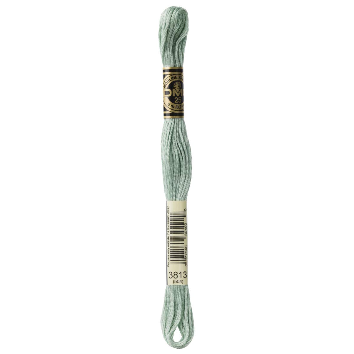 DMC Embroidery Floss Mouline Stranded Cotton Thread for Hand Embroidery and Sewing - Colour No: 3813-6 x 8m Skeins โ image 1