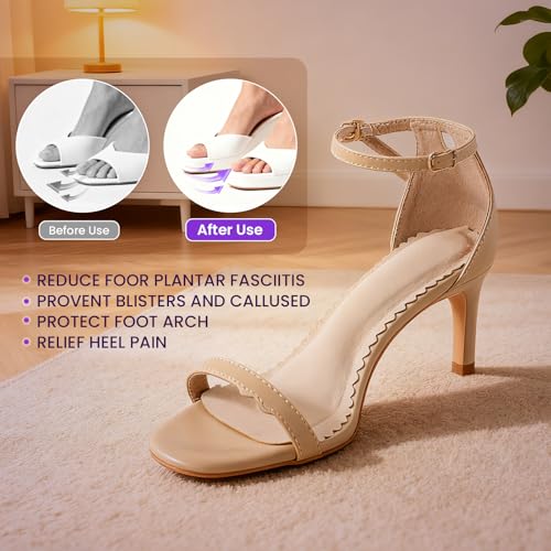 Plantillas invisibles para tacón 3/4 para mujer Kimihome miniatura 3