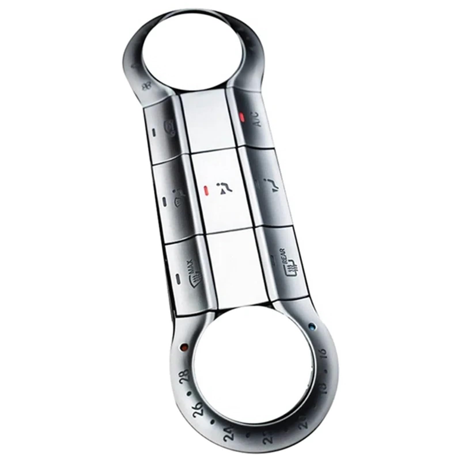 Compatibile Con Benz Per CLA C117 Per A W176 2013-2018 Interruttore Pulsante Auto Adesivo Adesivo Accensione spegnimento Console Centrale Aria Condizionata Adesivi pulsanti interni auto