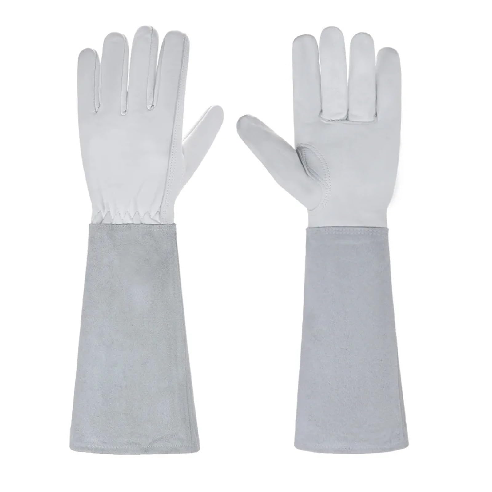 1 par de guantes cuero transpirables Para jardinería