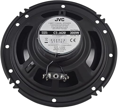 Miniatura 7 de JVC CS-J620 - Altavoces coaxiales de 2 vías de 300 W y 65 pulgadas serie CS juego de 2