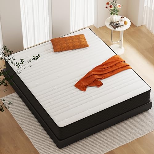 Image of Swbvs Full Mattress 12 Inch, Hybrid Mattress with Cooling Memory Foam & Pocket Springs, Medium Firm Mattress in a Box for Back Pain Relief, Breathable Pressure-Relief Full Size Bed Mattress