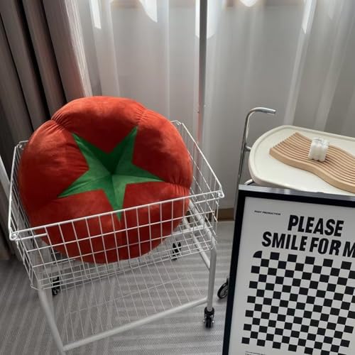 Coussin canapé lit Dianzan en forme de tomate peluche douce décorative - 6