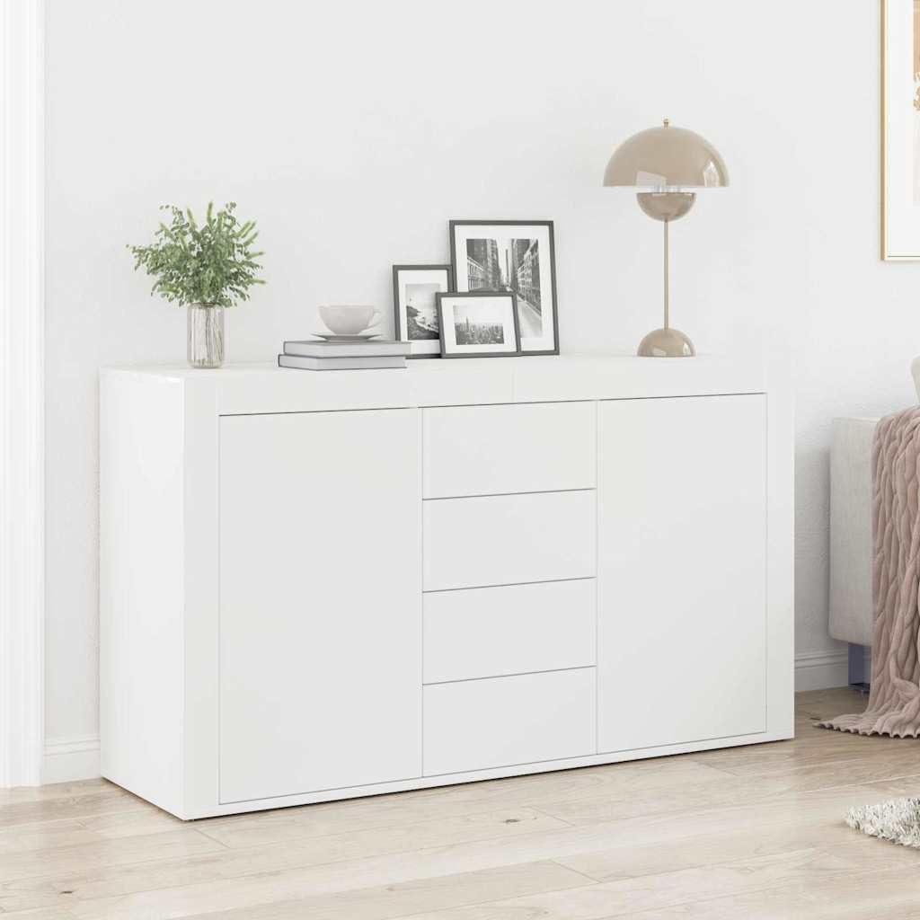 vidaXL Aparador 120 x 36 x 69 cm Madera de ingeniería | Mucho espacio para tus cosas o decoraciones, Acabado mate suave que da un toque elegante,