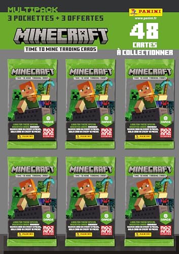 Panini Minecraft 2 Trading Cards Pack 3 Bolsas compradas + 3 Ofertas (004311SPEF)