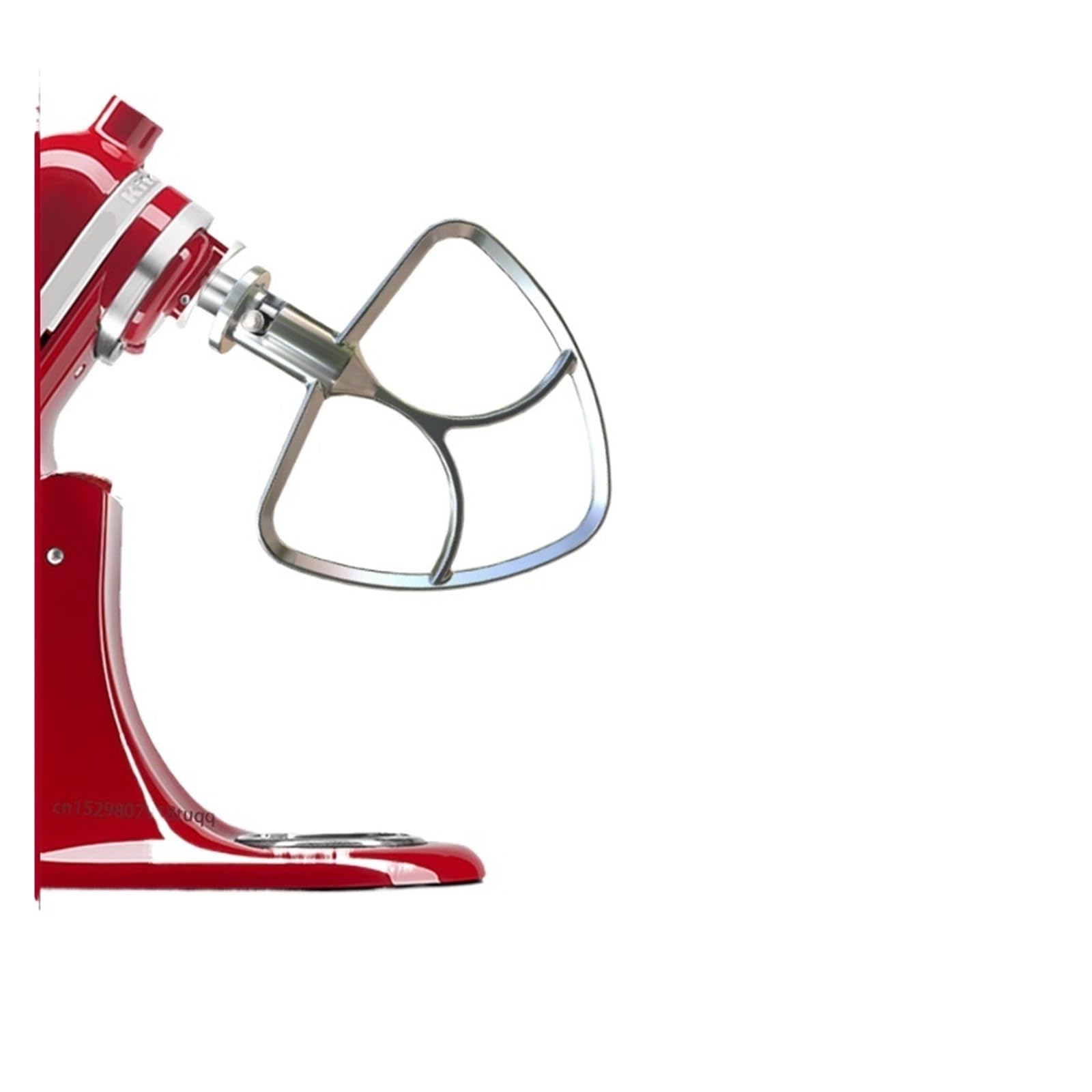 Genérico Batidor Plano de 4,5 a 5 Cuartos, Compatible con KitchenAid