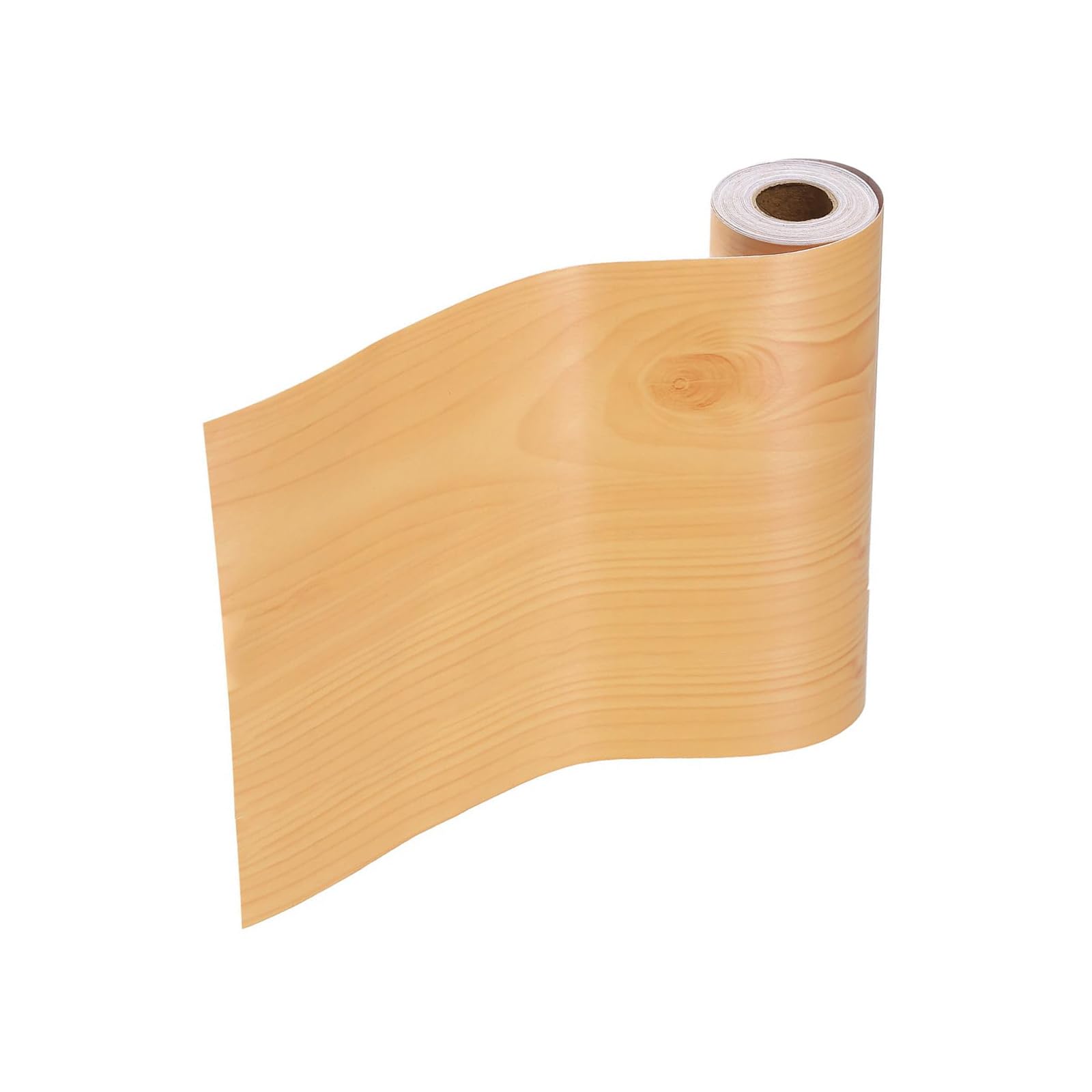 Unifizz 8" x 33 Ft Self Adhesive Wood Grain Tape, Waterproof PVC Realistic Wood Grain Repair Patch for Furniture, Floor, Door, Window, Cupboard Edge and DIY Decor, Cherry