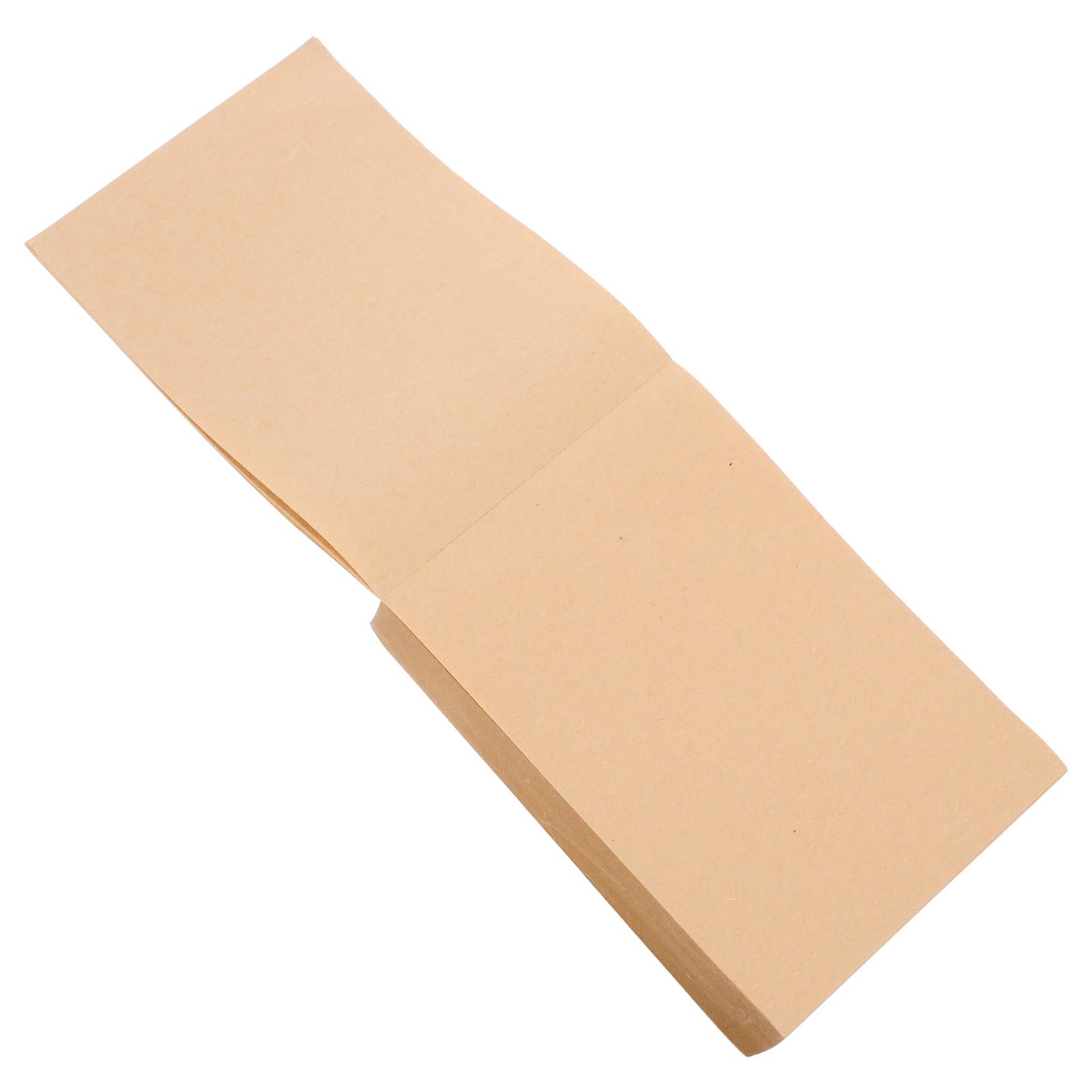PRETYZOOM Blank Writing Pads Notepads for Office and School Small Scratch Pads with 250 Sheets Natural Wood Cover
