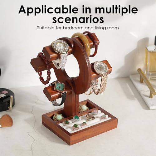 Support multifonction pour bagues montres et boucles d'oreilles - 5