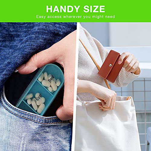 Wekelijkse reis-pillendoseerder, PTN medicijndoseerder, 28 roosters, 7 dagen, 4 keer per dag, wekelijkse pillendoos met… - Image 7