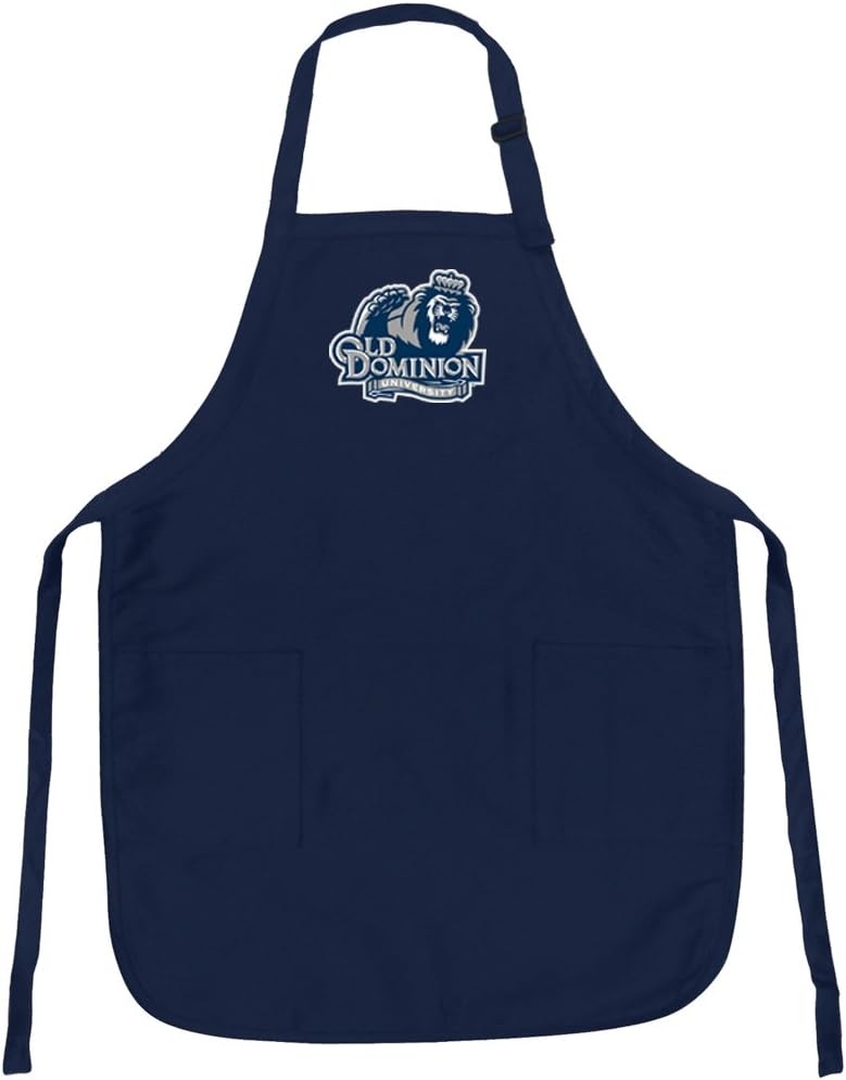 Broad Bay Old Dominion University Apron Stain Release ODU Aprons with Adjustable Neck and Pockets
